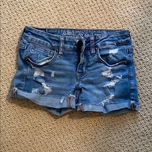 american eagle jean shorts